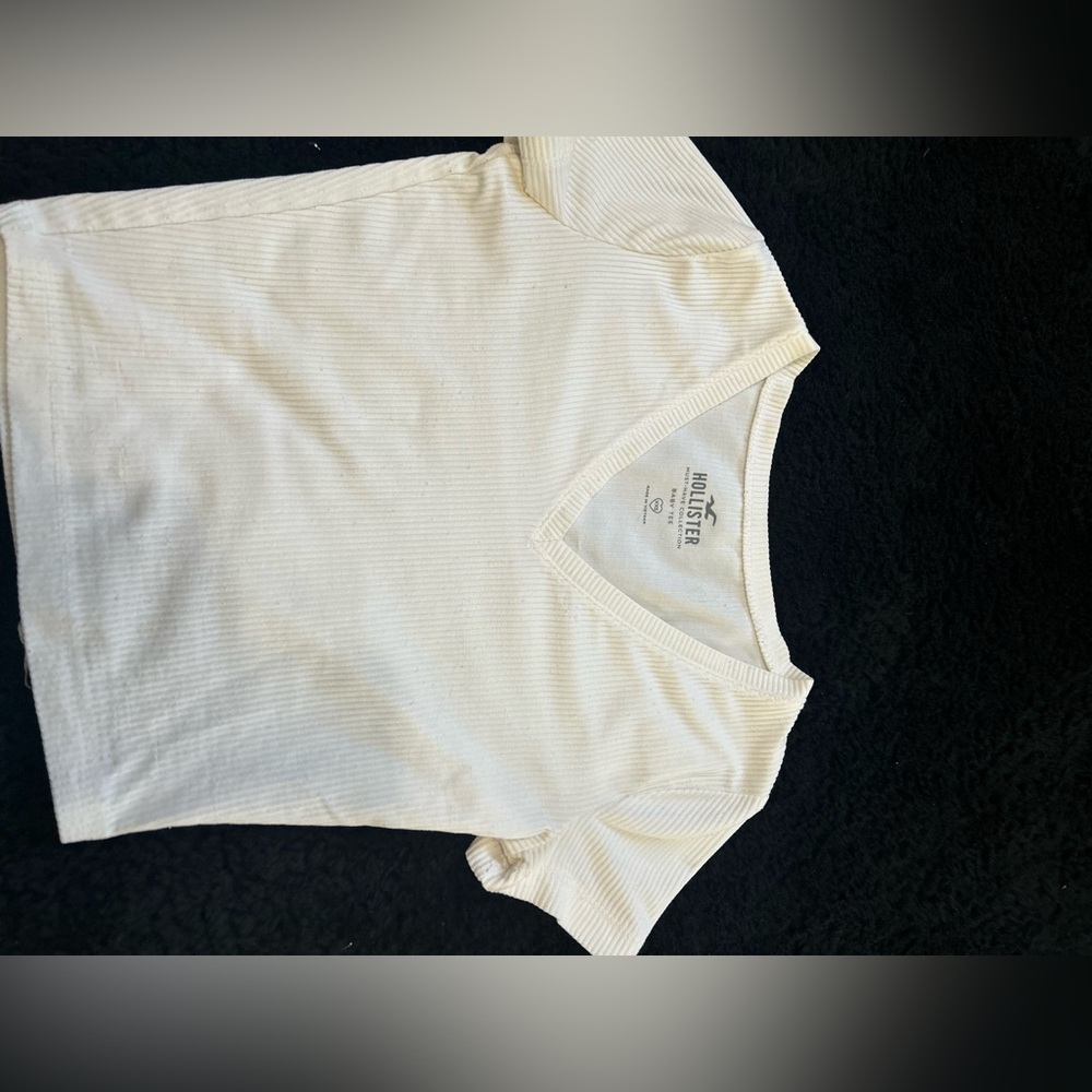 Cute white top from Hollister